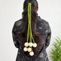 KANAV Kudamulla jasmine Kerala Kunjalam hair accessory for South Indian bridal and festive styling
